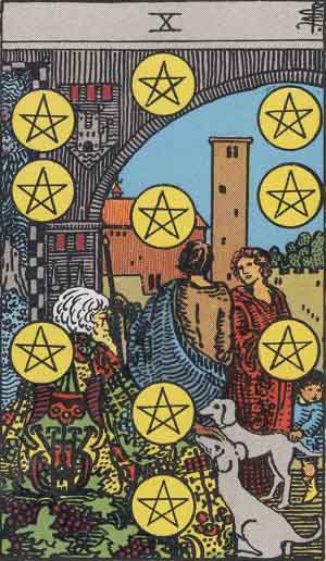 TEN OF PENTACLES