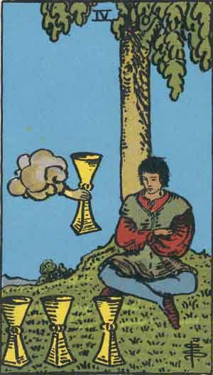 FOUR OF CUPS