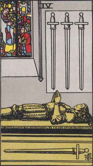 FOUR OF SWORDS