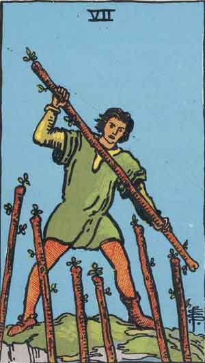 SEVEN OF WANDS